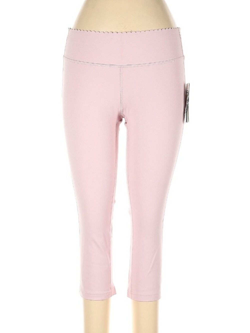 New Balance Capri Active Leggings With Scalloped Waistband